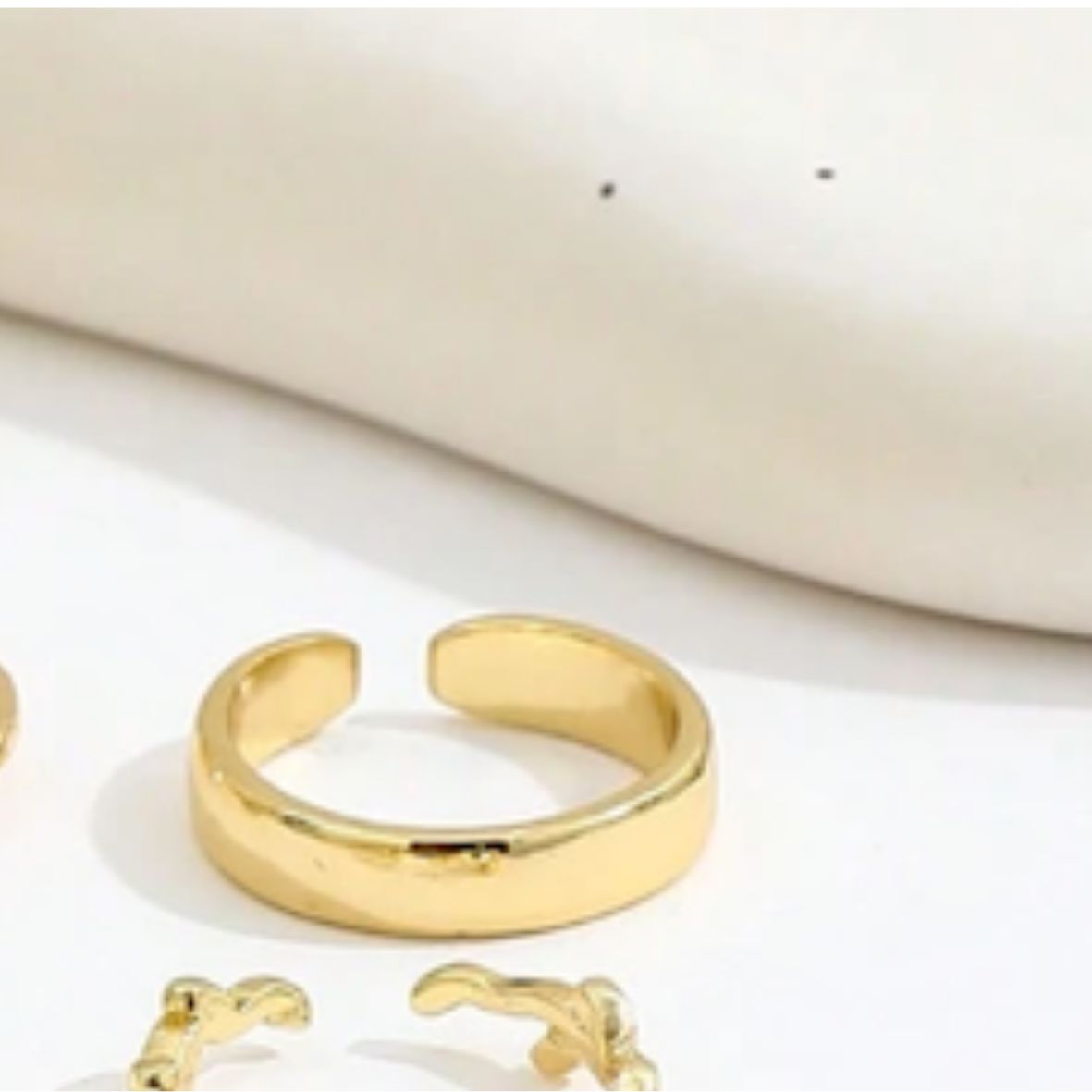 Gold Beach Adjustable Toe Rings