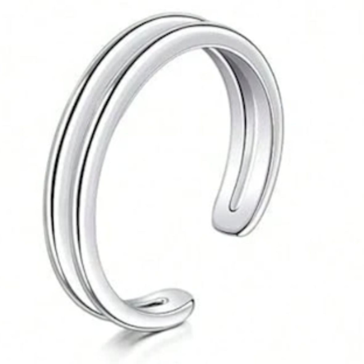 Stainless Steel Open Toe Rings