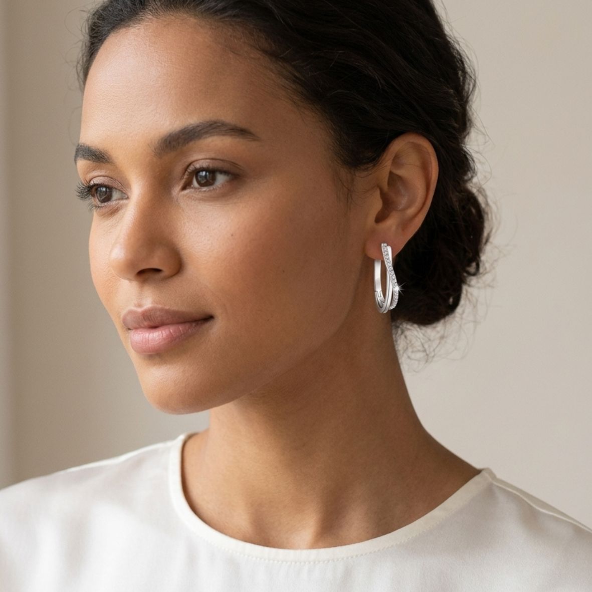 Stainless Steel / 18K Gold Plated Earrings