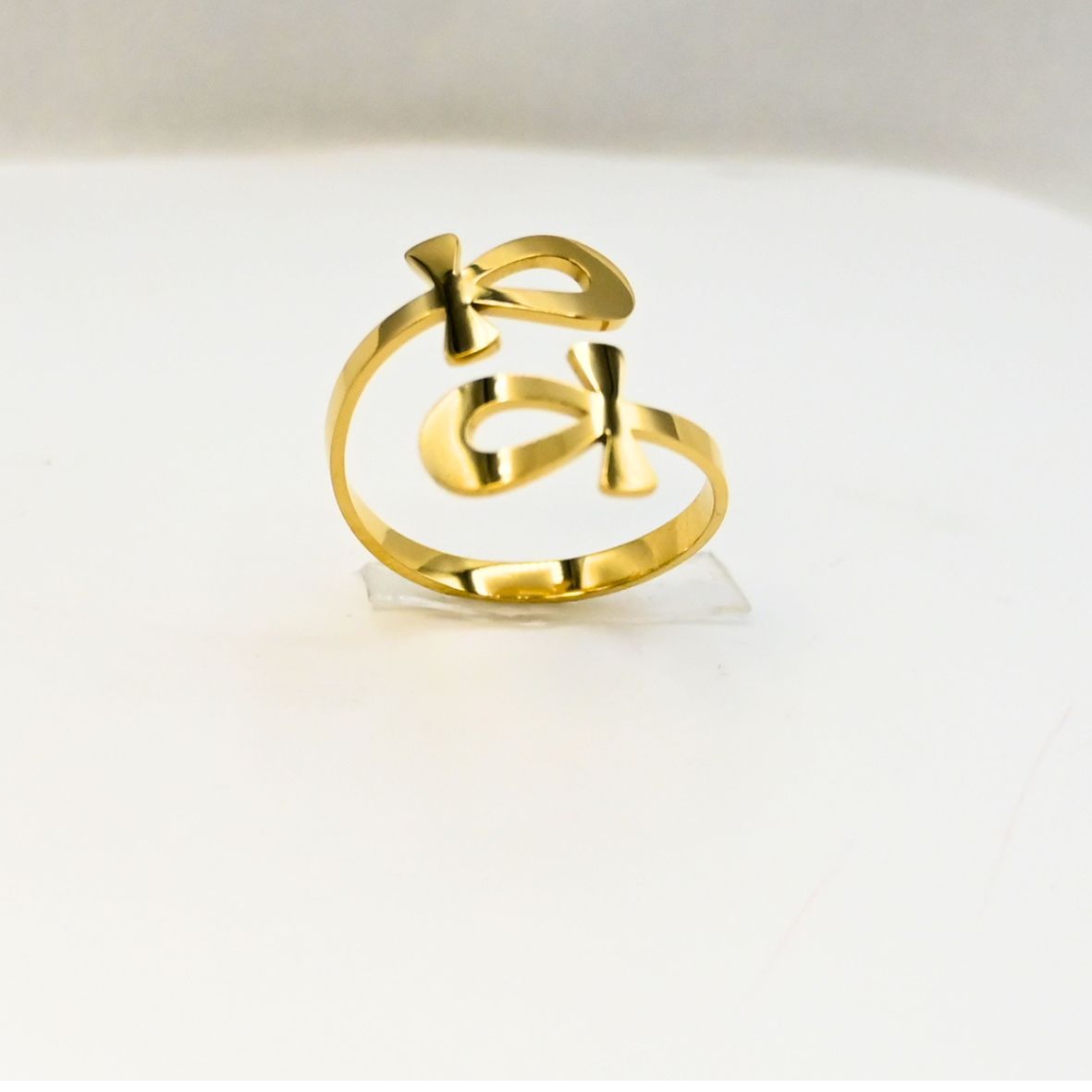 18K Gold and Stainless Steel  Rings