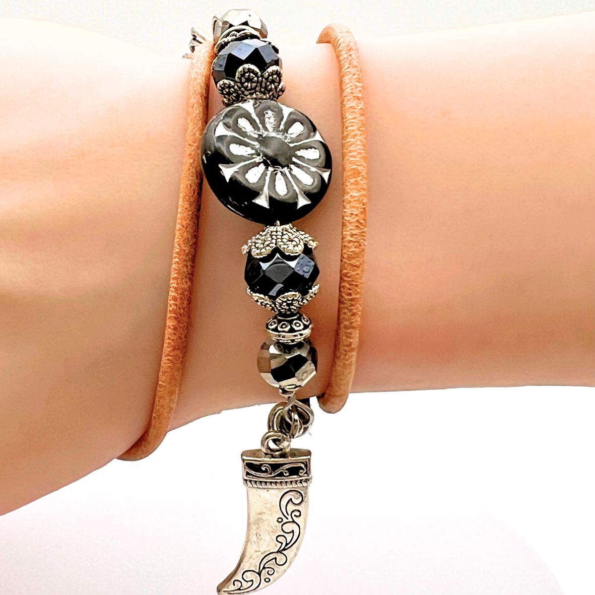 Kasia Leather Wrap Bracelet