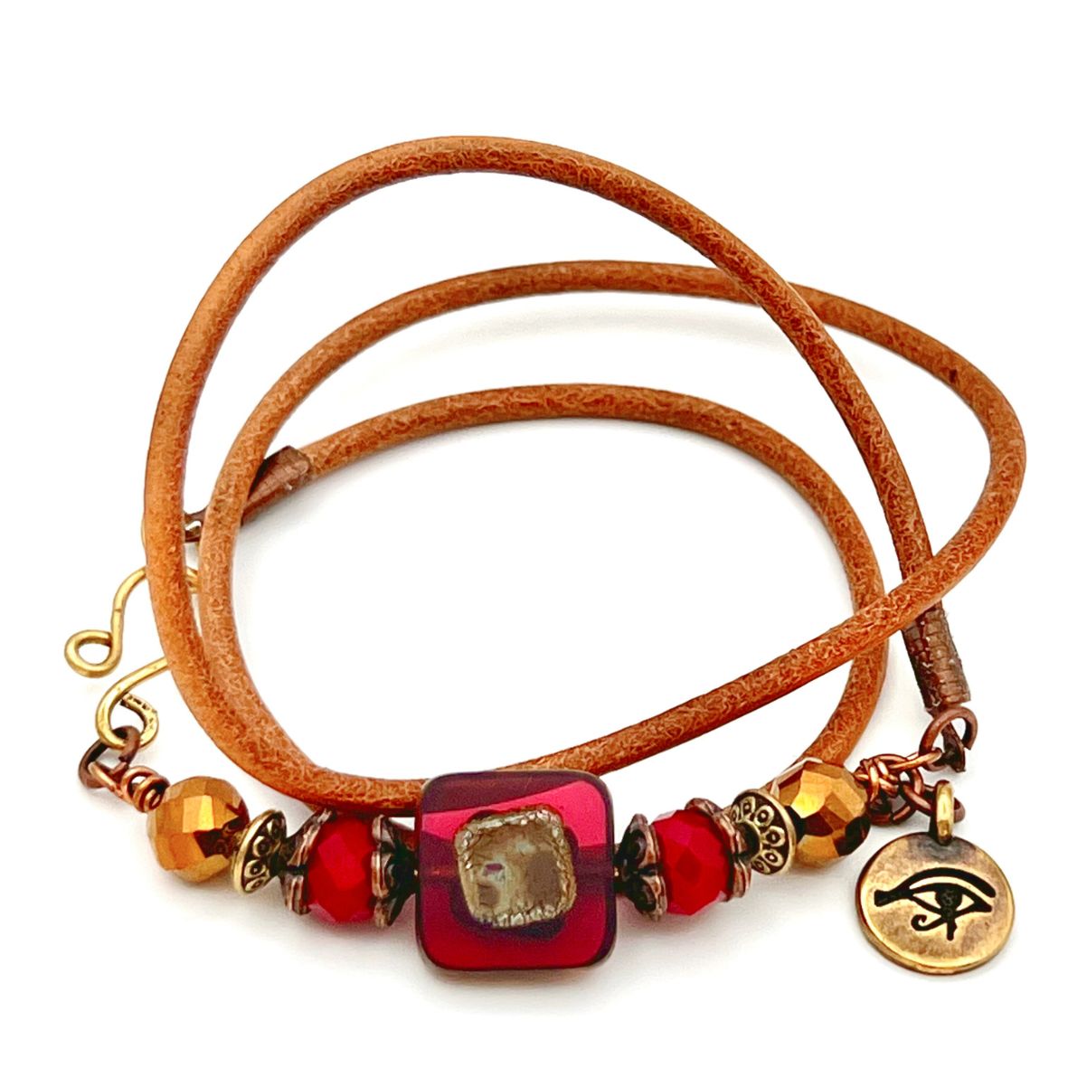 Kasia Leather Wrap Bracelet