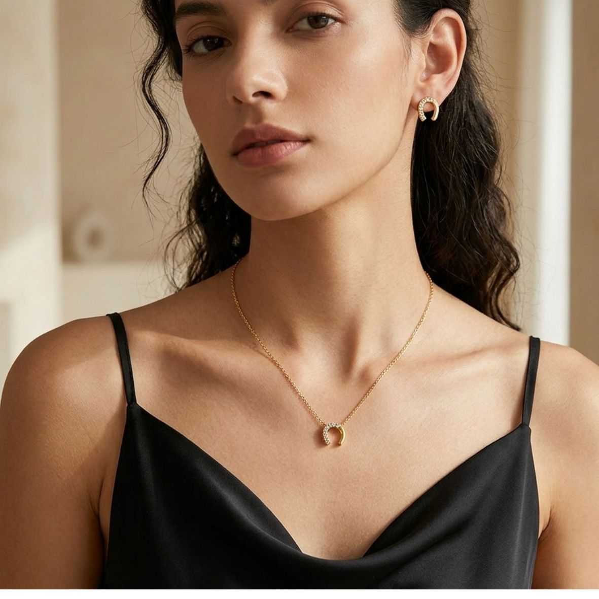 Stainless Steel / 18K Gold Plated Earrings