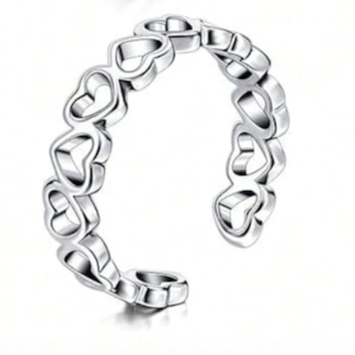 Stainless Steel Open Toe Rings