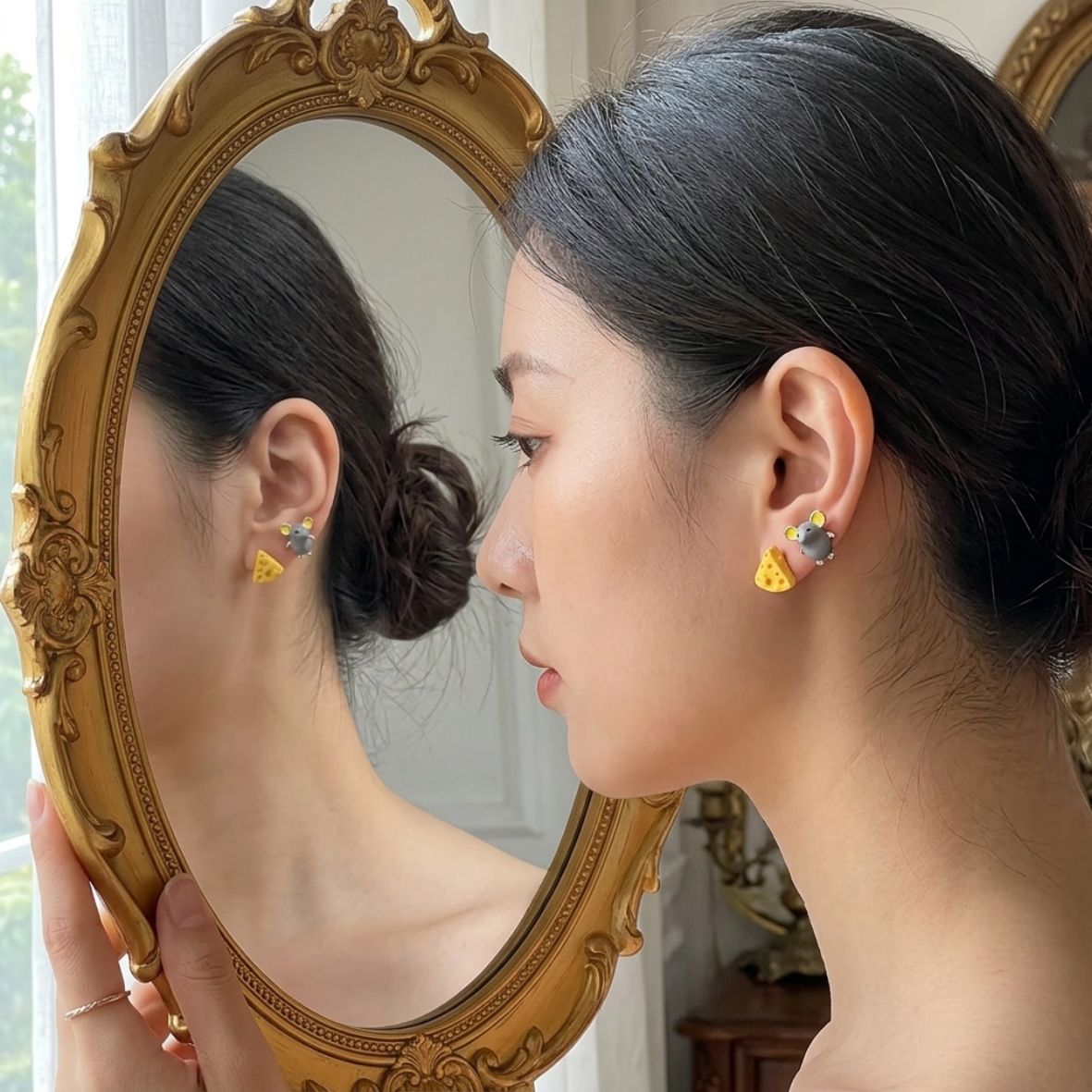 Stainless Steel / 18K Gold Plated Earrings