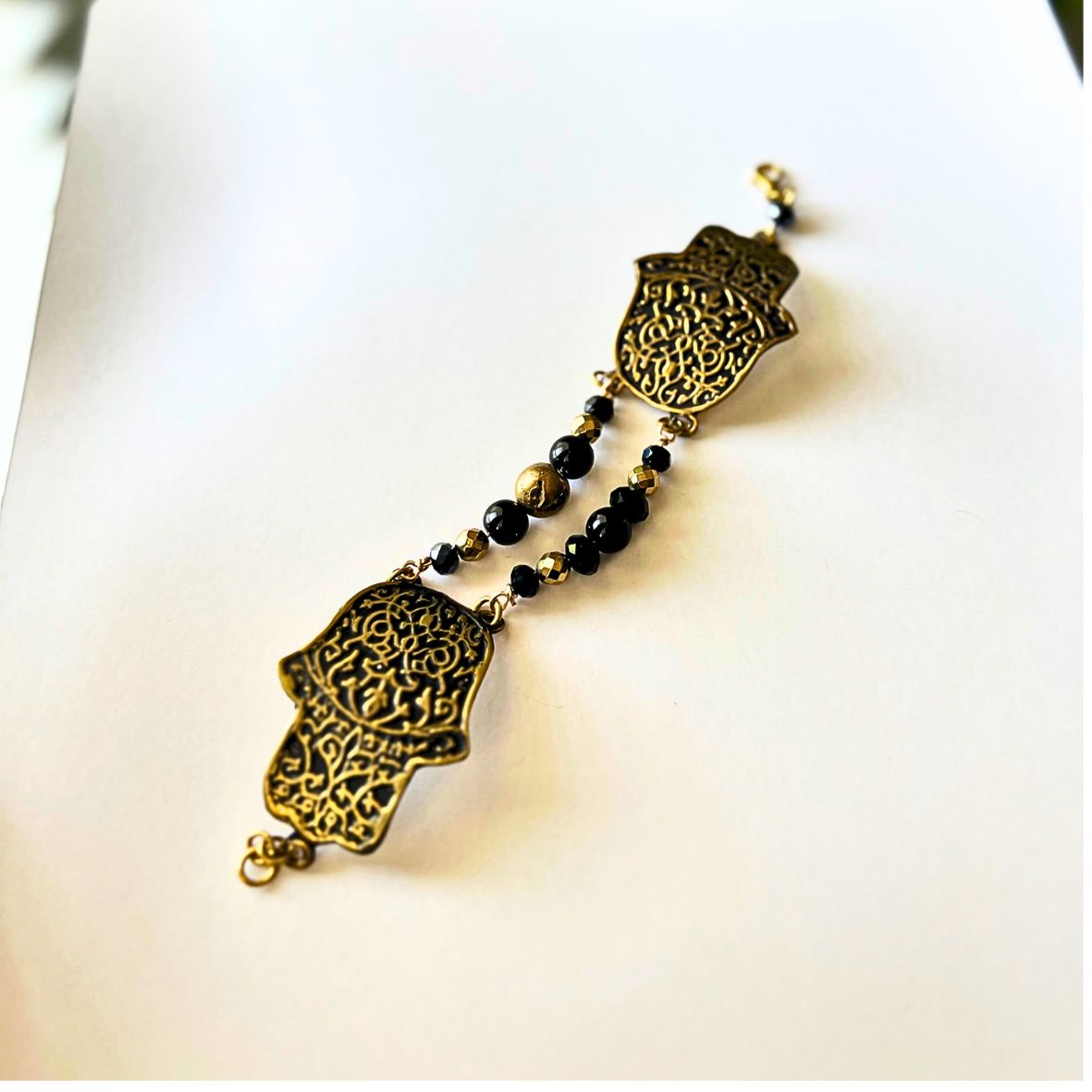Brass Egyptian Hamsa Bracelet