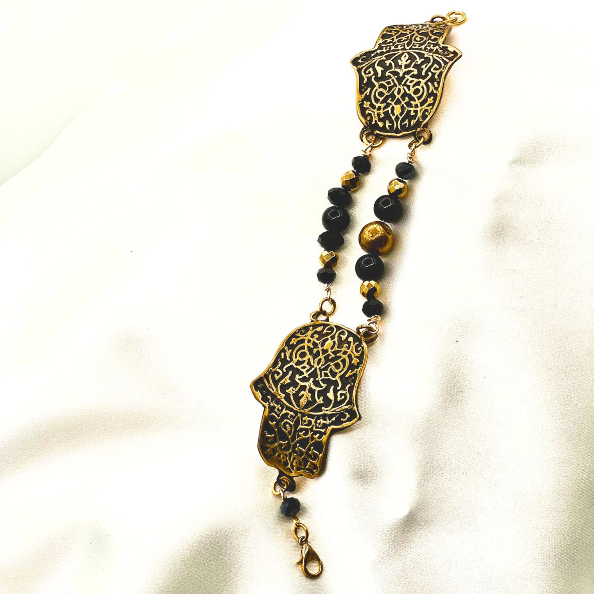 Brass Egyptian Hamsa Bracelet