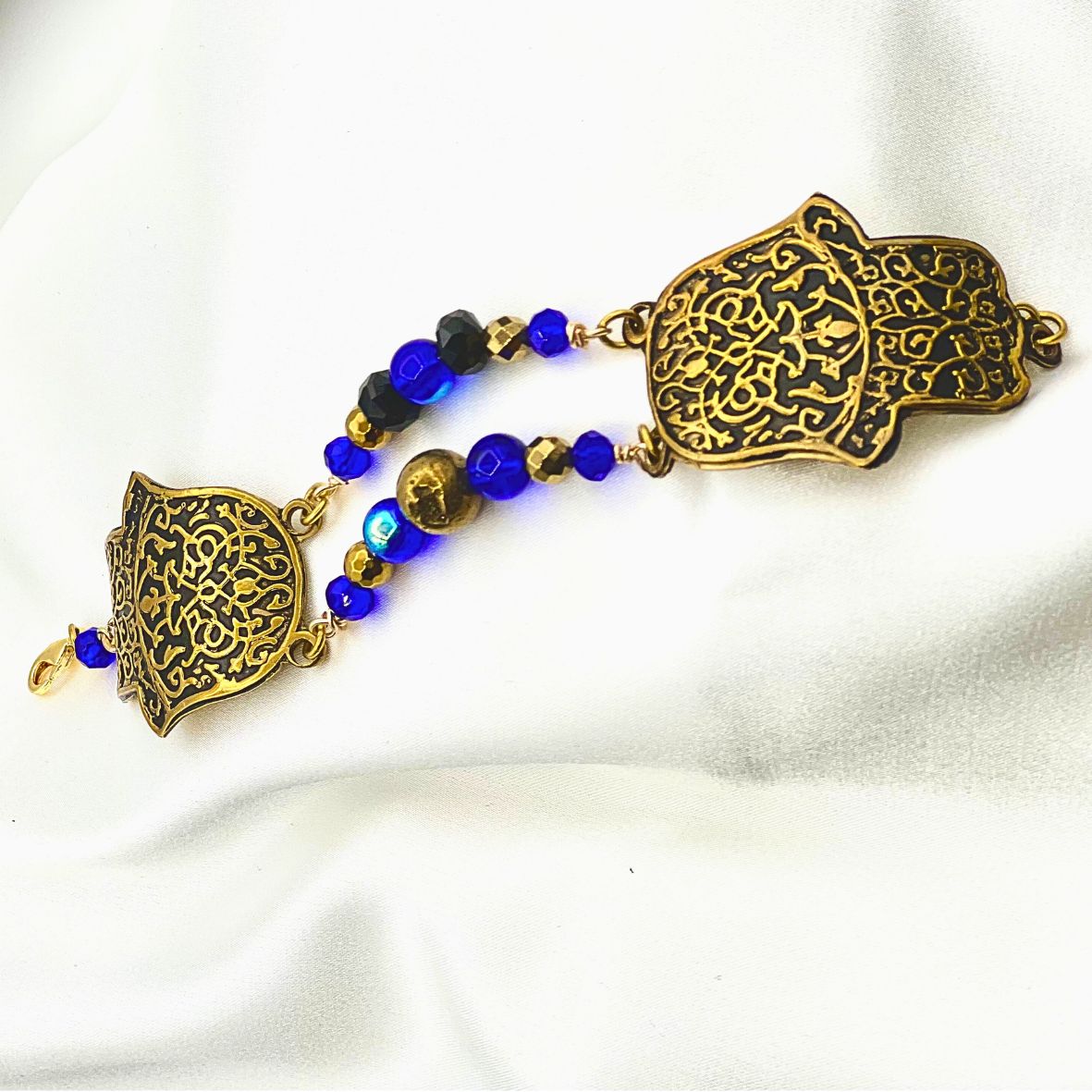 Brass Egyptian Hamsa Bracelet