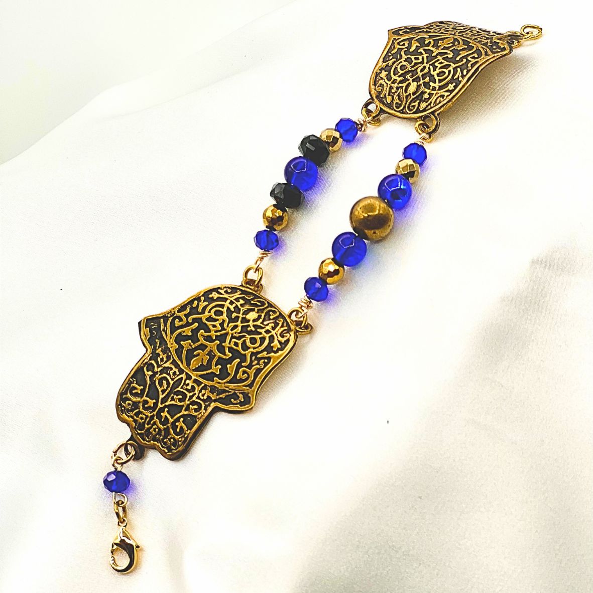 Brass Egyptian Hamsa Bracelet