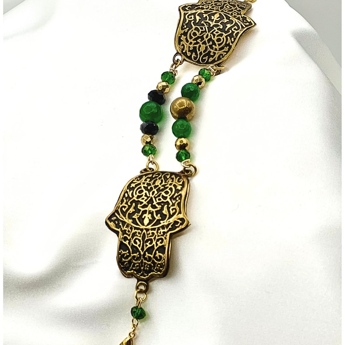 Brass Egyptian Hamsa Bracelet