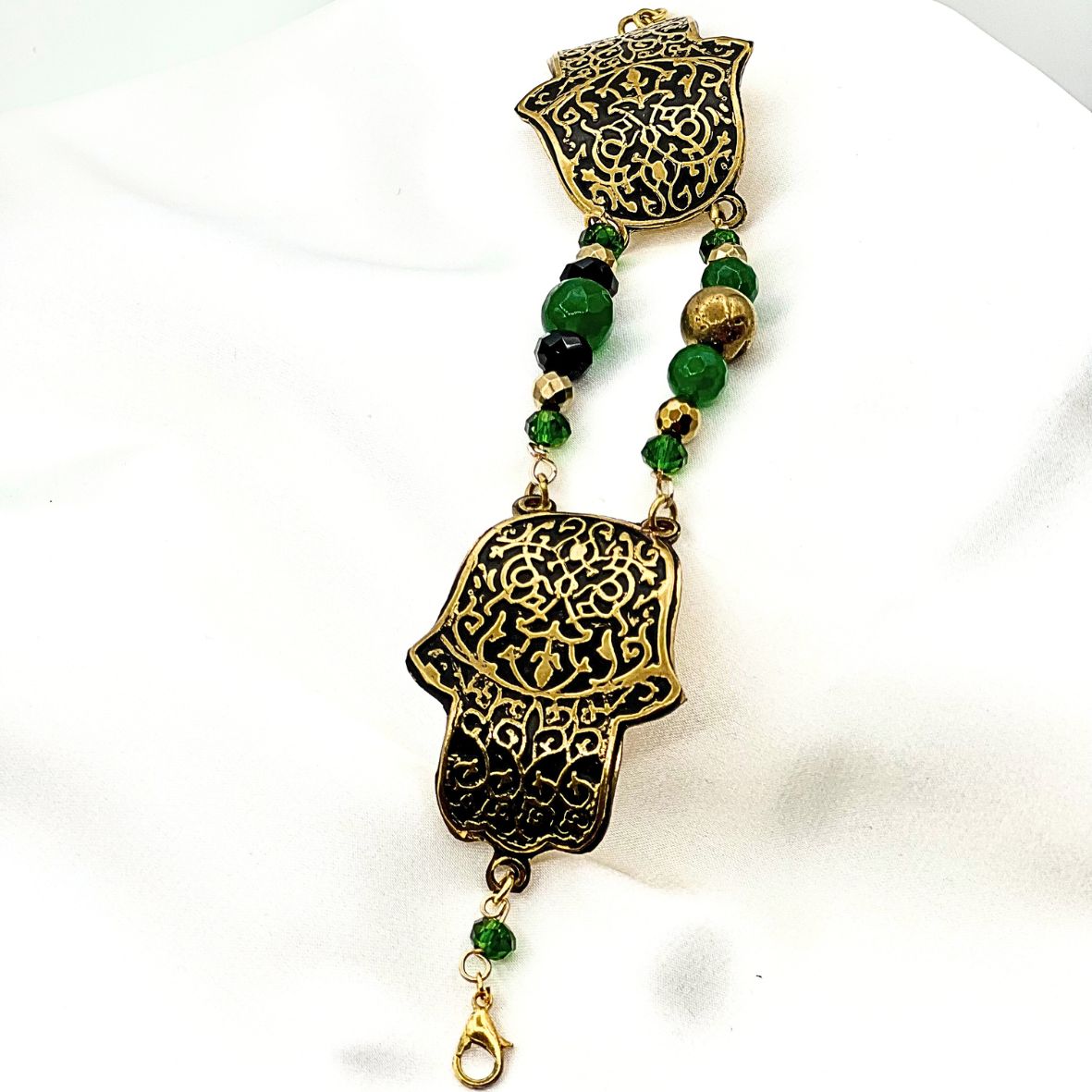 Brass Egyptian Hamsa Bracelet