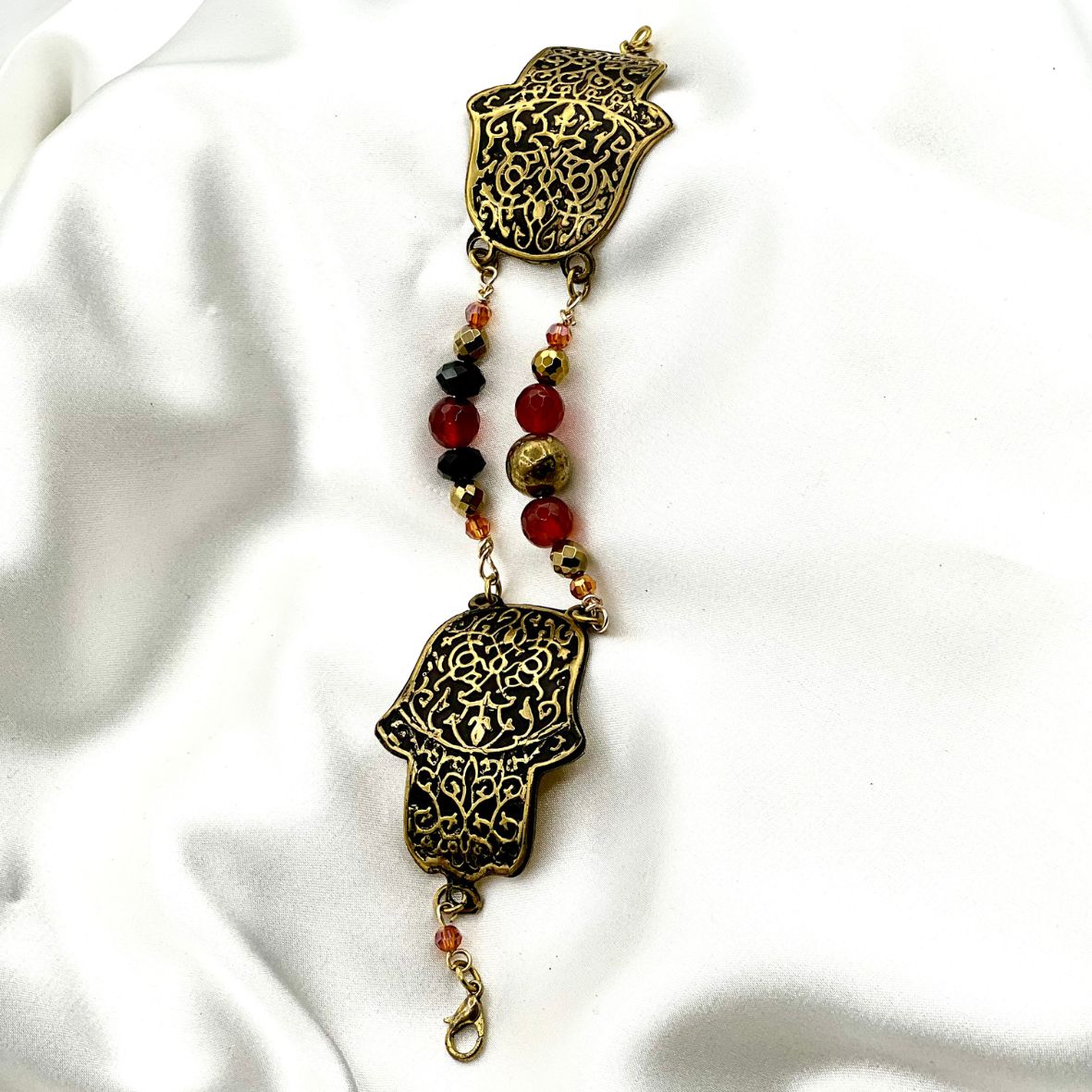 Brass Egyptian Hamsa Bracelet