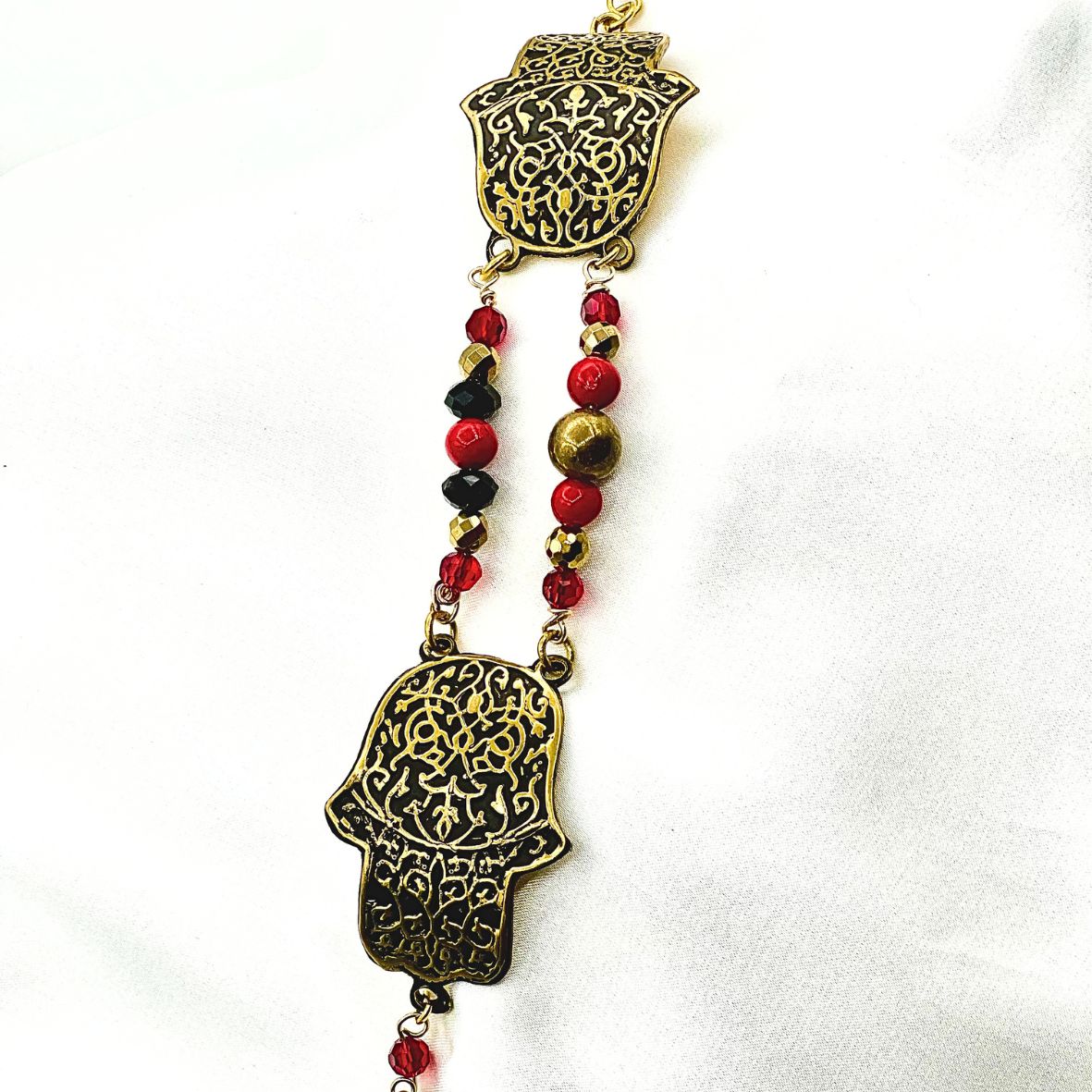 Brass Egyptian Hamsa Bracelet