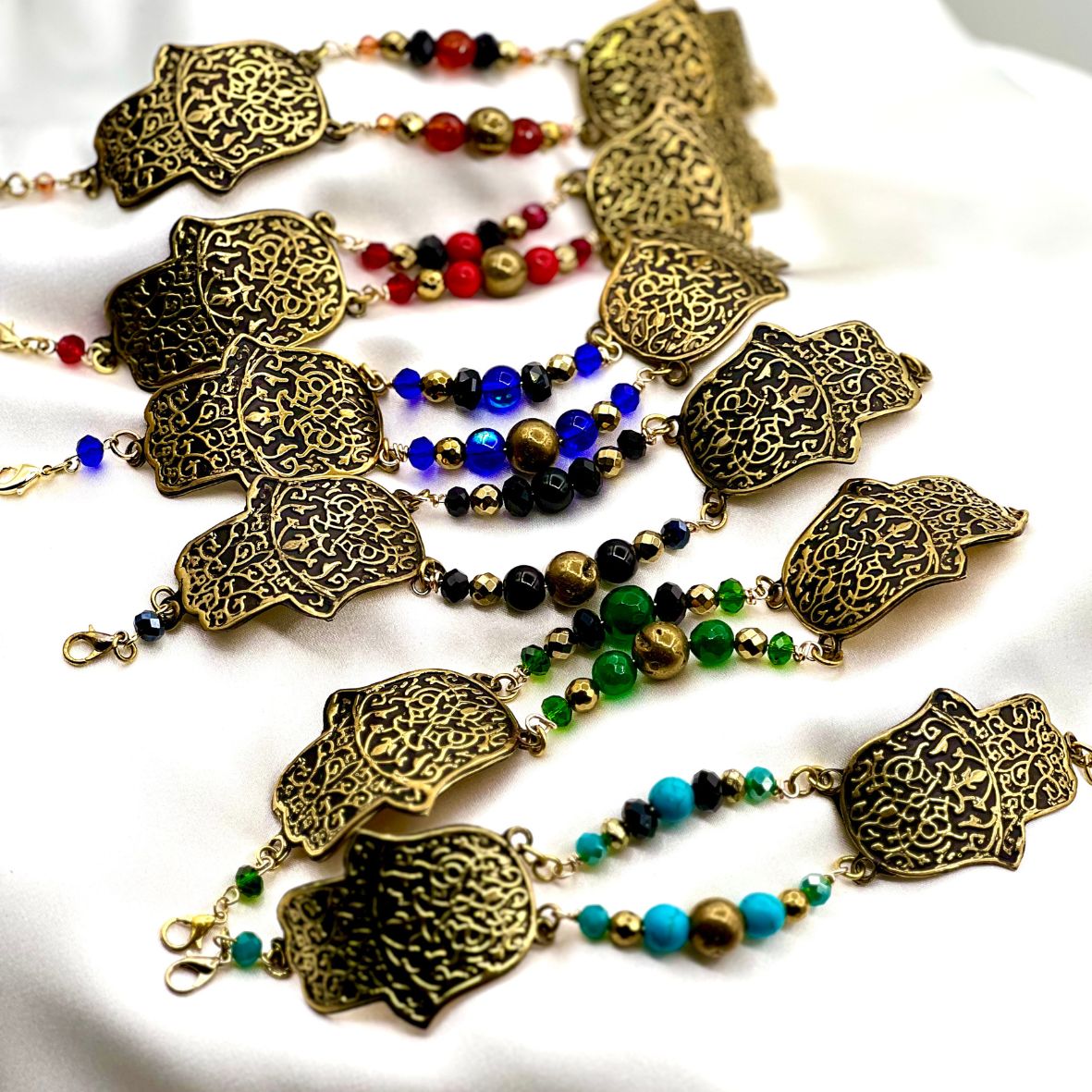 Brass Egyptian Hamsa Bracelet