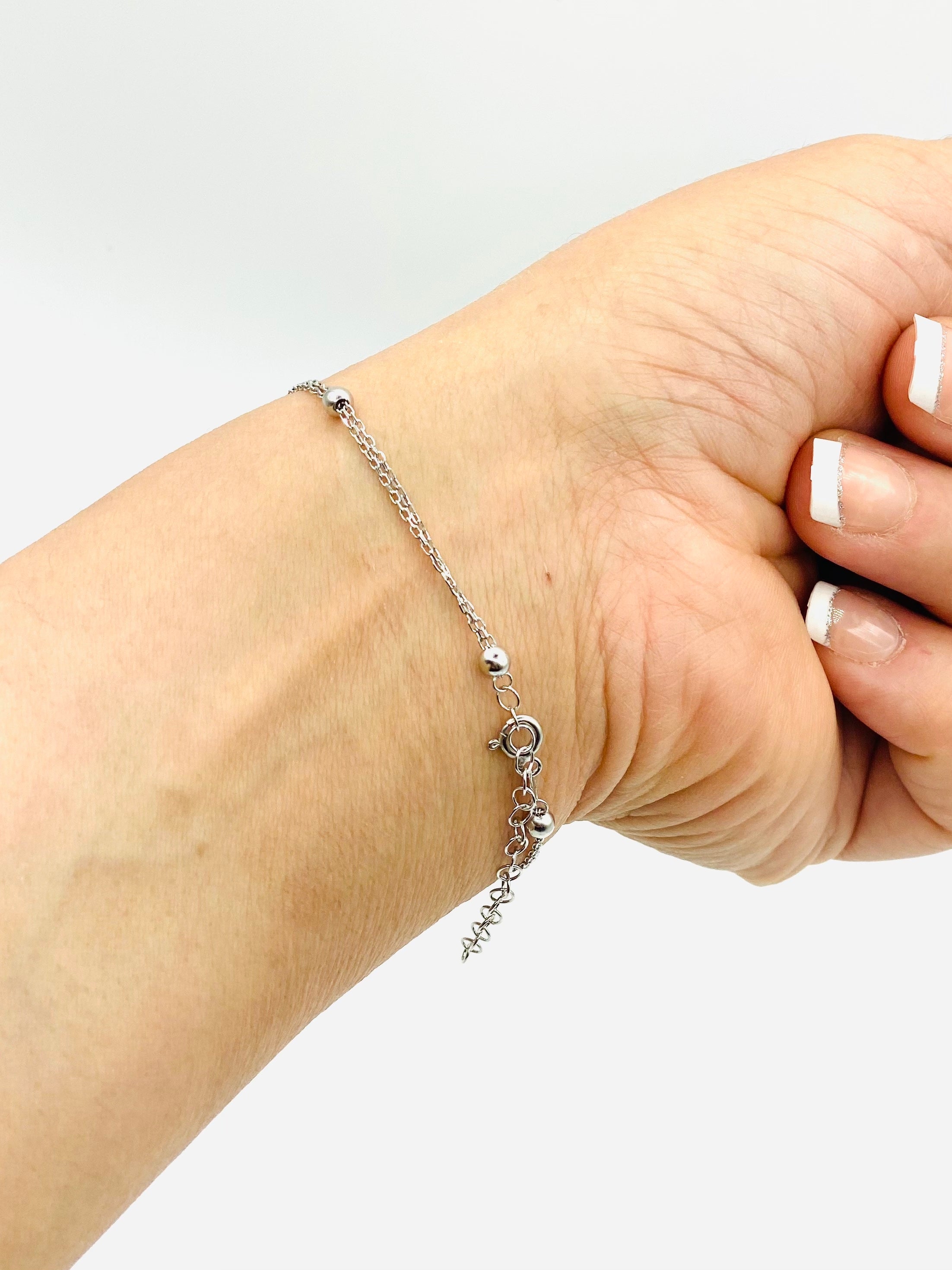 925 Sterling Silver Cubic Zirconia Bracelet