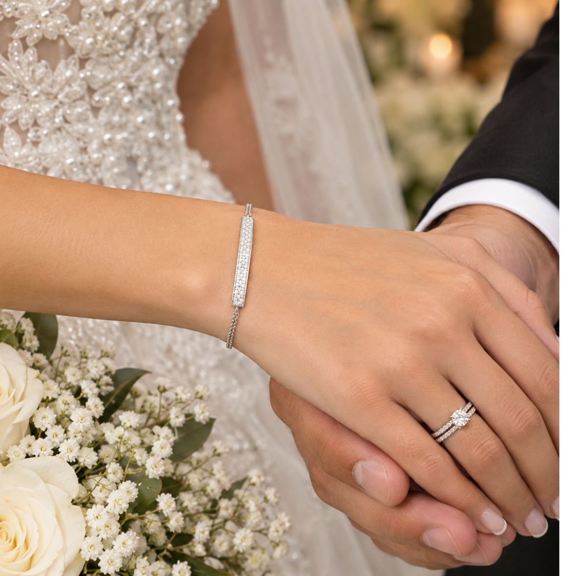 925 Sterling Silver Cubic Zirconia Bracelet