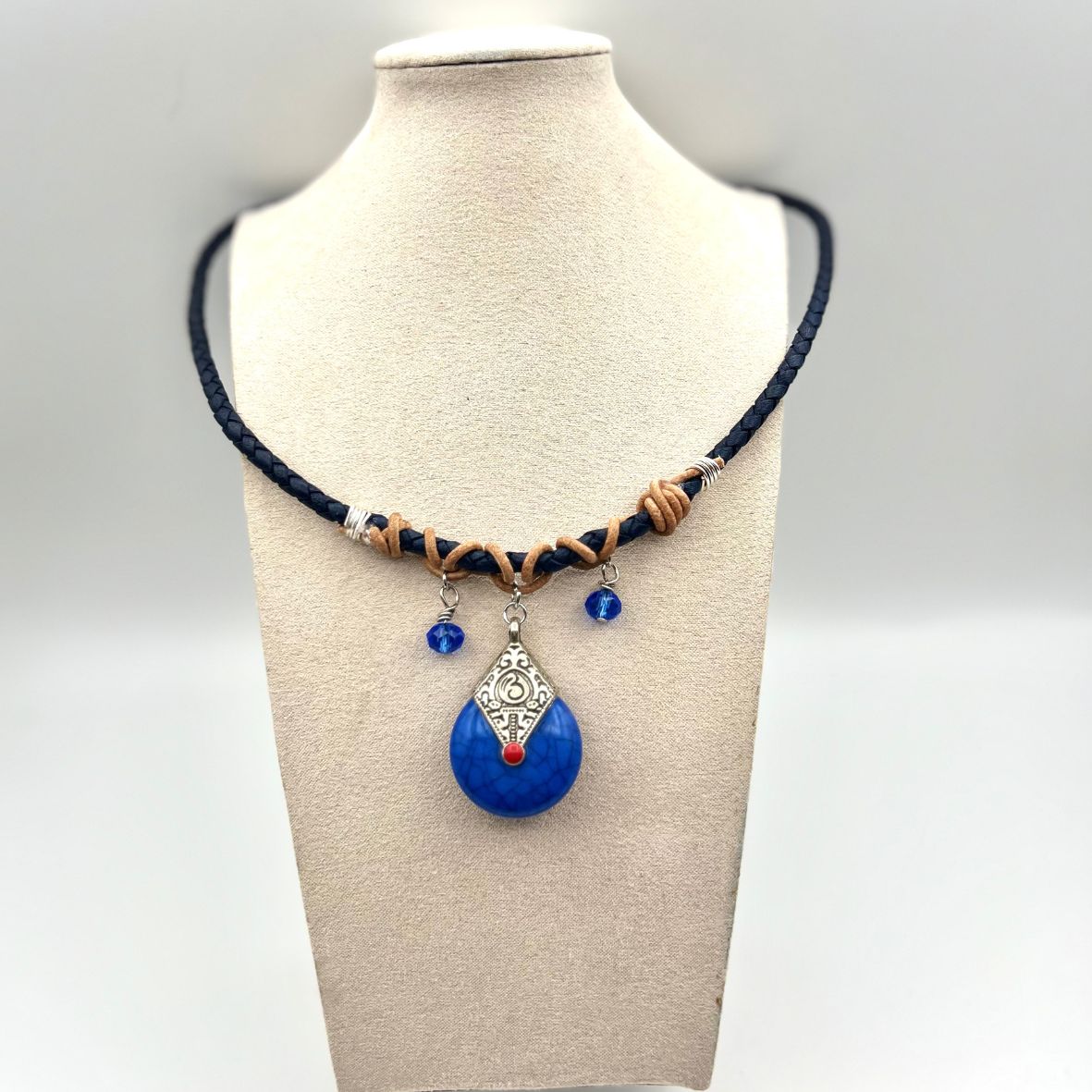 Dione Bohemian Leather Necklace