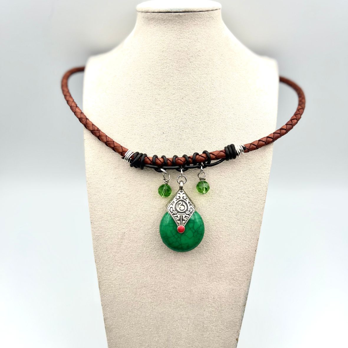 Dione Bohemian Leather Necklace