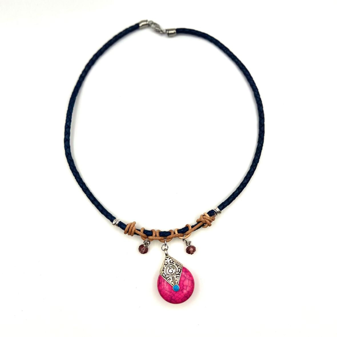 Dione Bohemian Leather Necklace