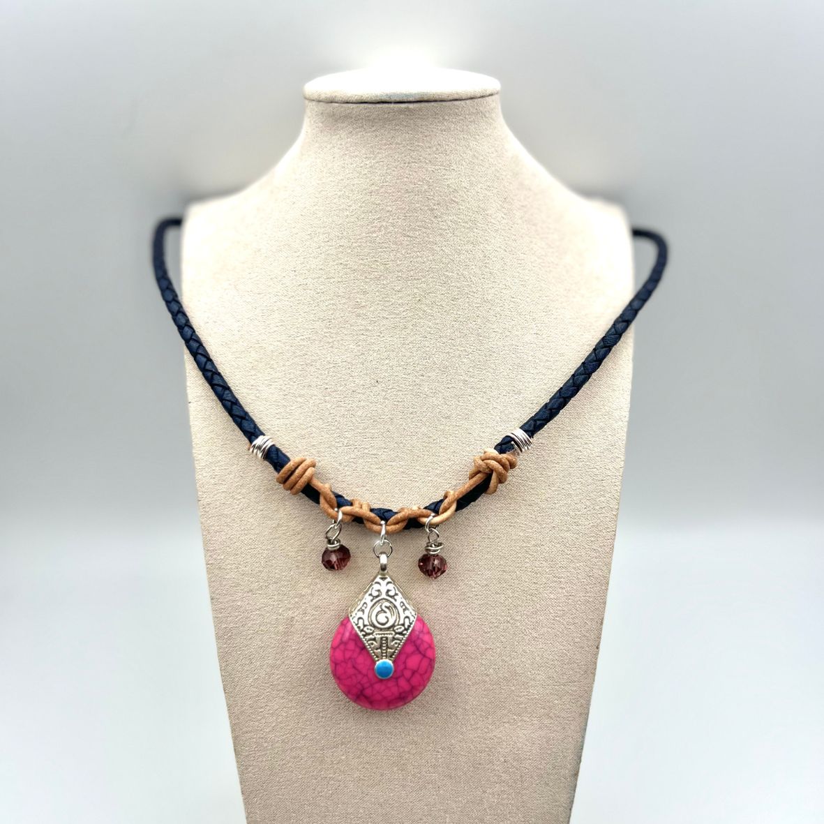 Dione Bohemian Leather Necklace