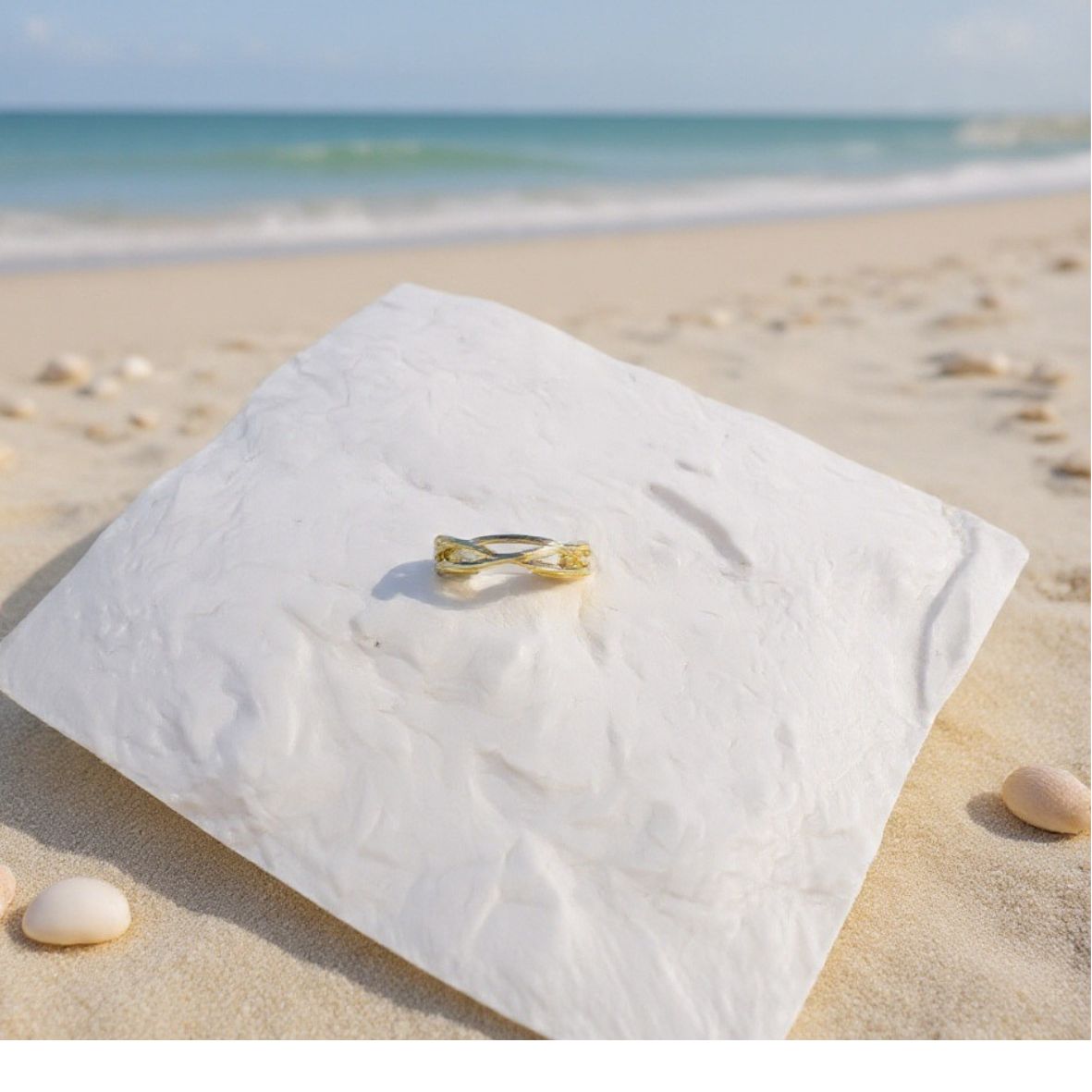 Gold Beach Adjustable Toe Rings
