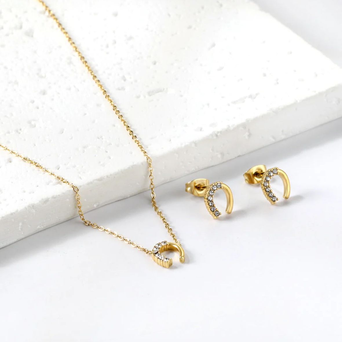 Stainless Steel / 18K Gold Plated Earrings
