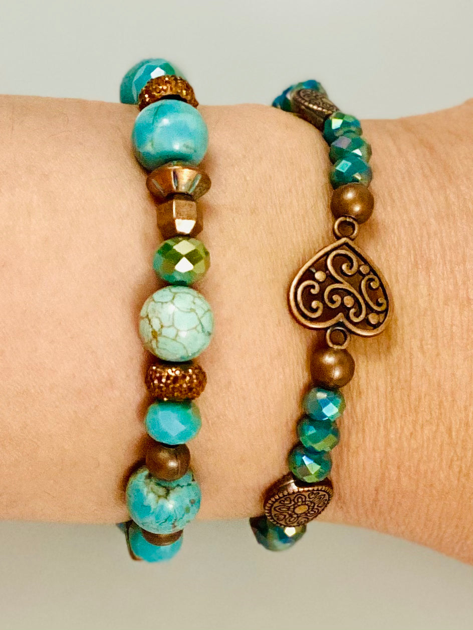 Sedona Stretch Beaded Bracelet Set
