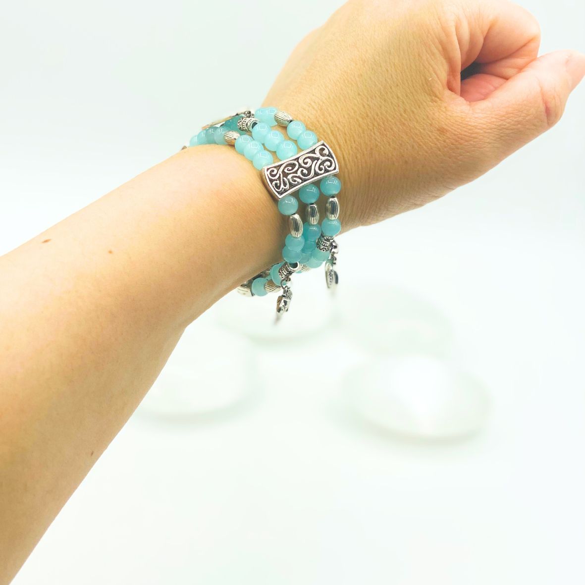 Lucky Charms Stretch Beaded Bracelet
