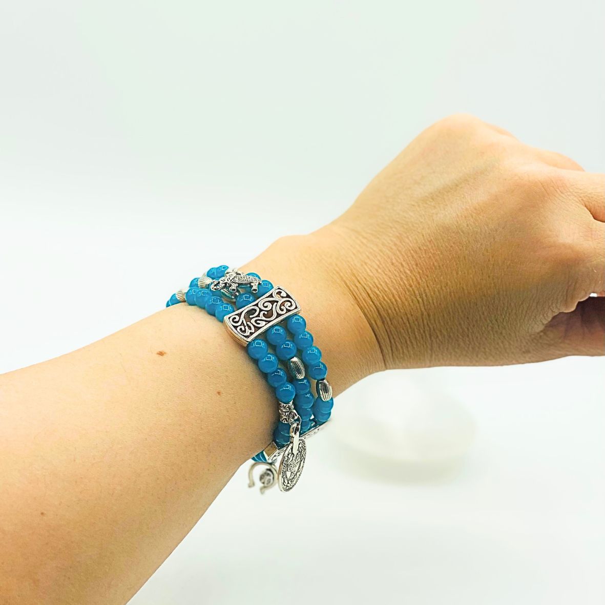 Lucky Charms Stretch Beaded Bracelet