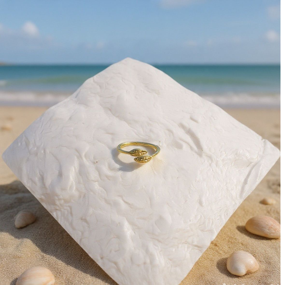 Gold Beach Adjustable Toe Rings