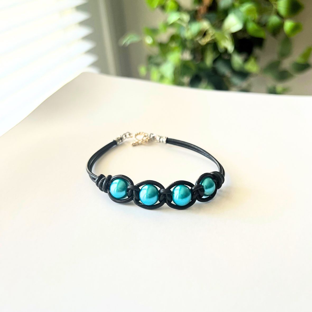 Pearl Leather Bracelet