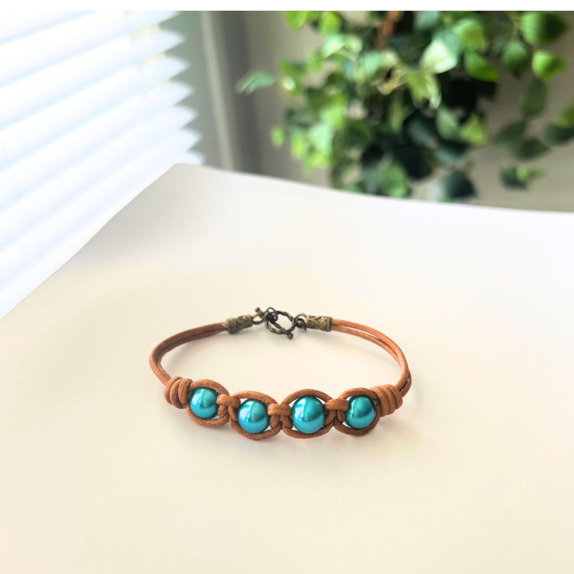 Pearl Leather Bracelet