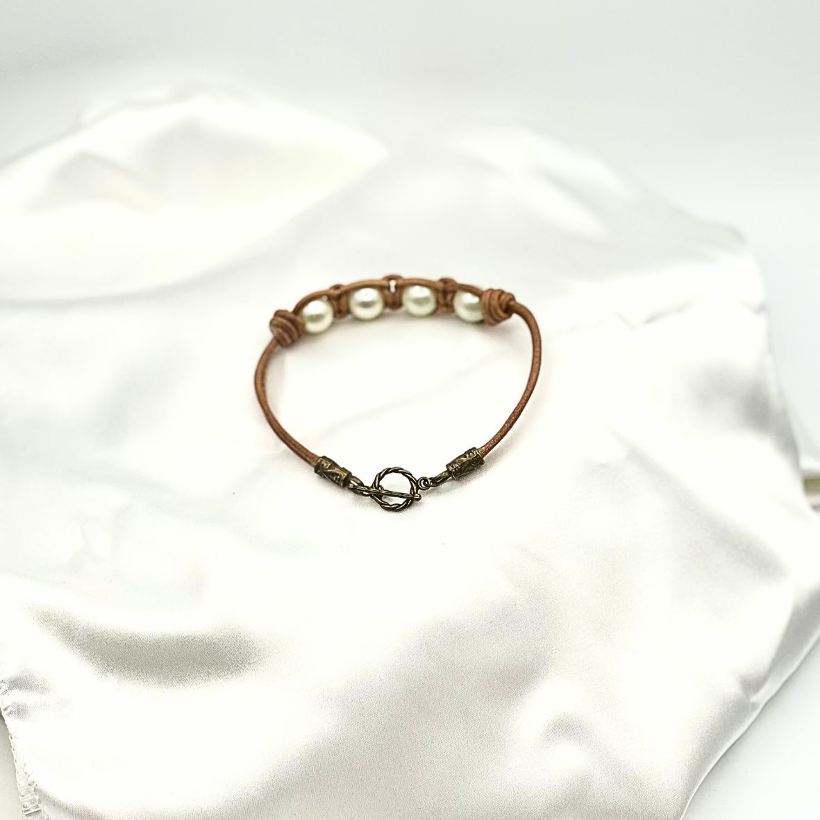 Pearl Leather Bracelet