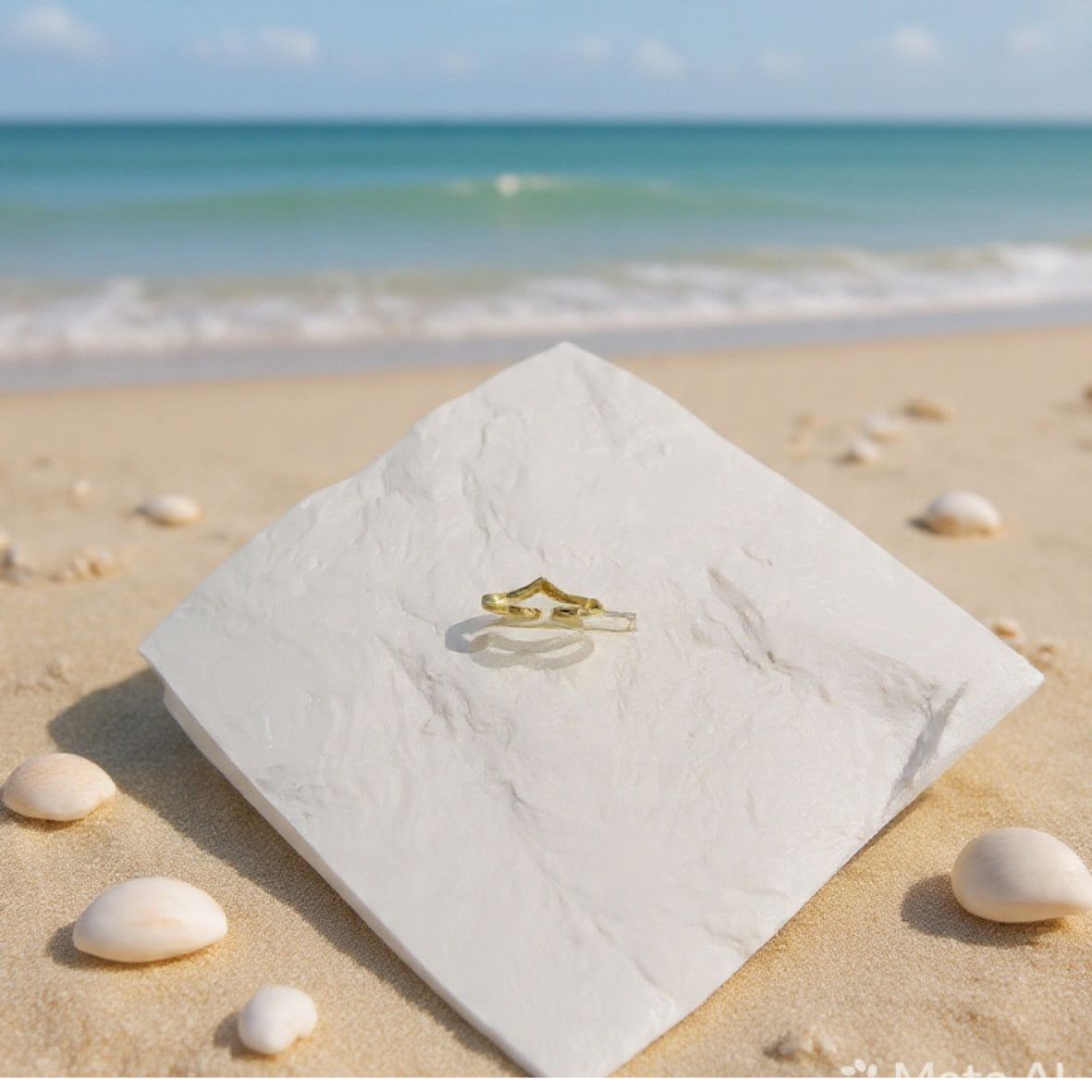 Gold Beach Adjustable Toe Rings