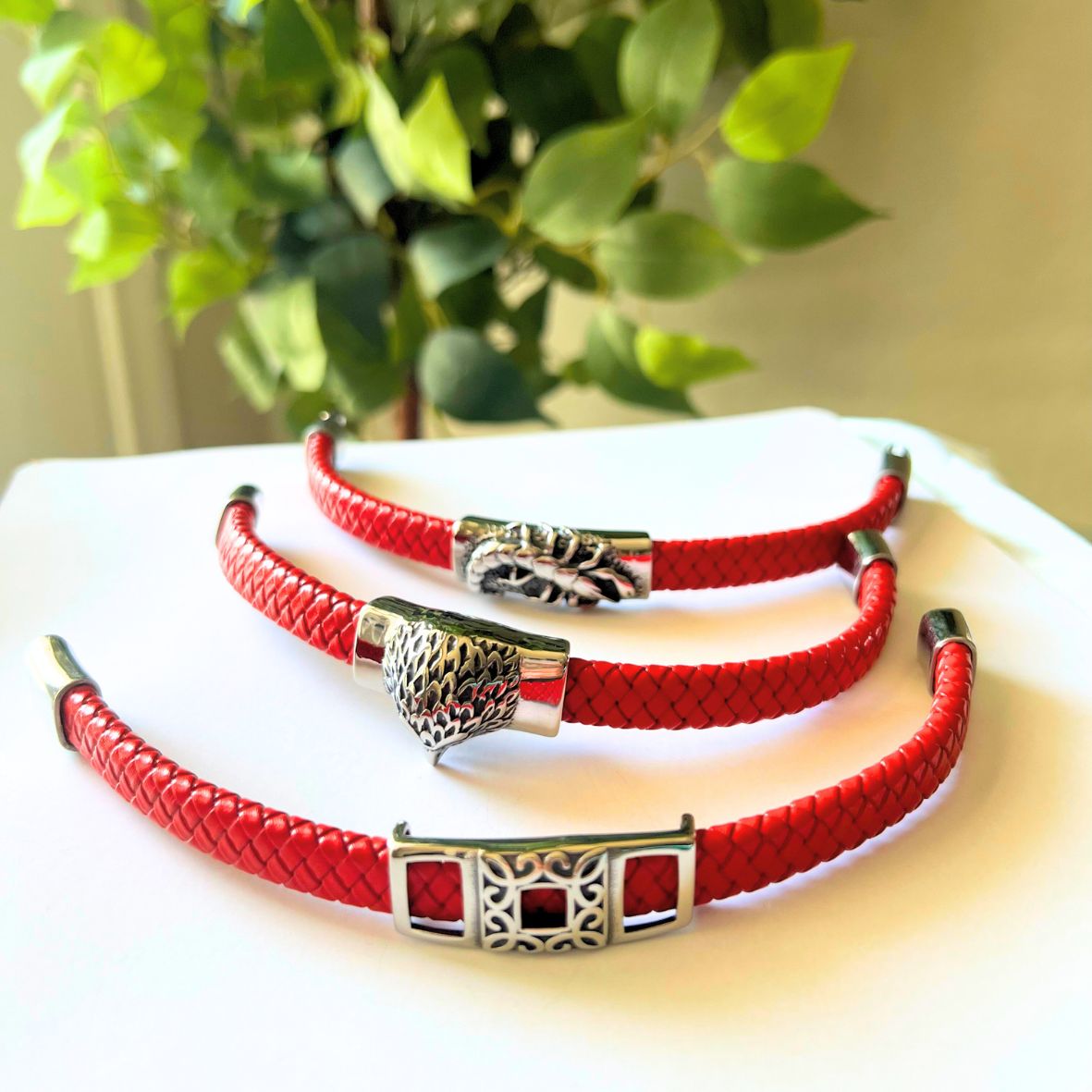 Wristband Cuff Leather Bracelet