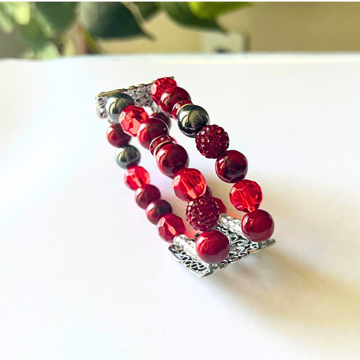 Shiba Stretch Beaded Bracelet