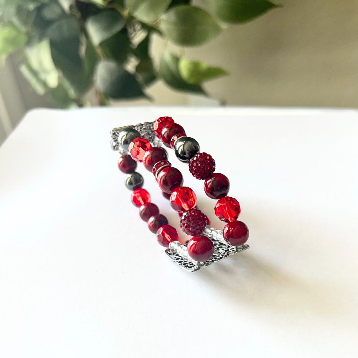 Shiba Stretch Beaded Bracelet