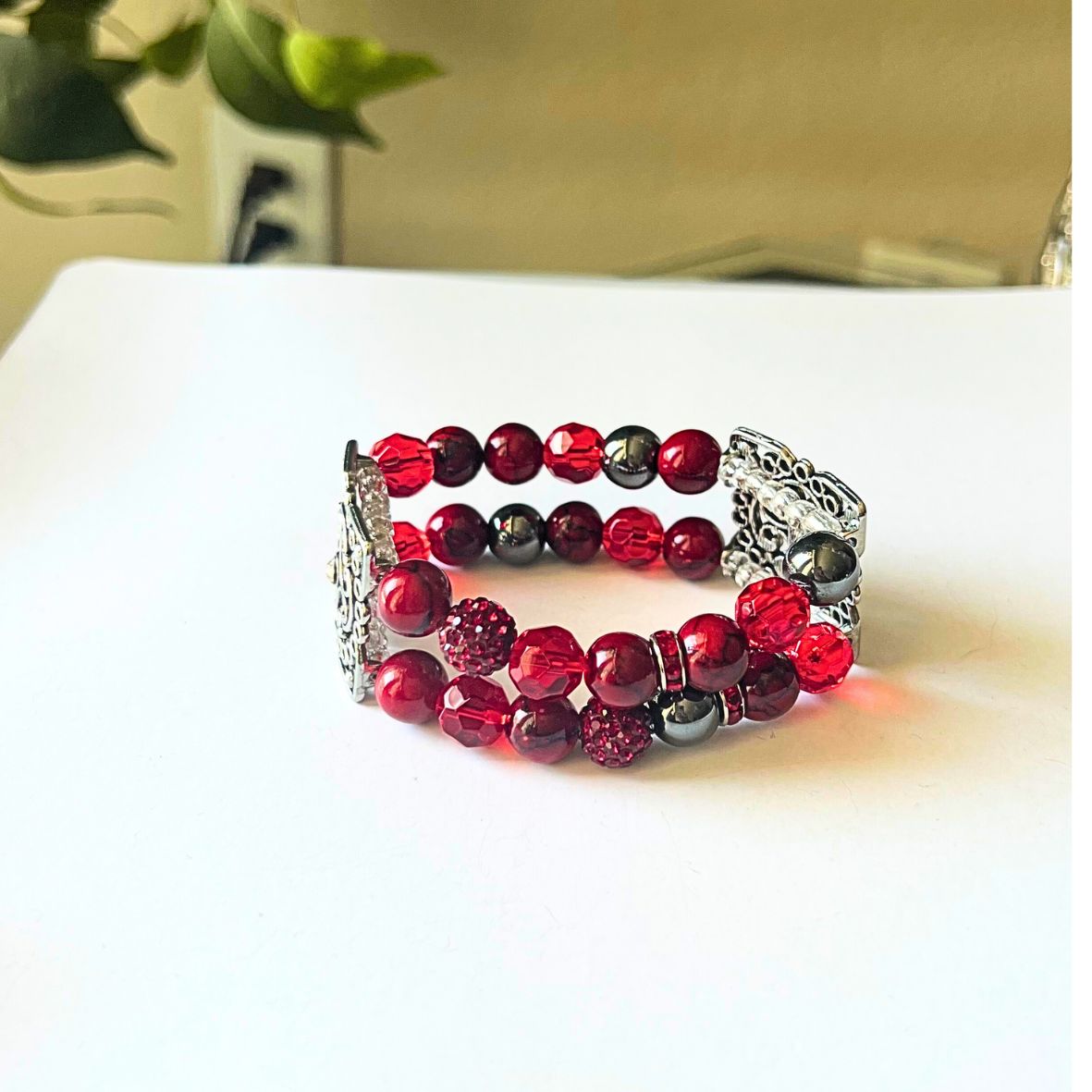 Shiba Stretch Beaded Bracelet