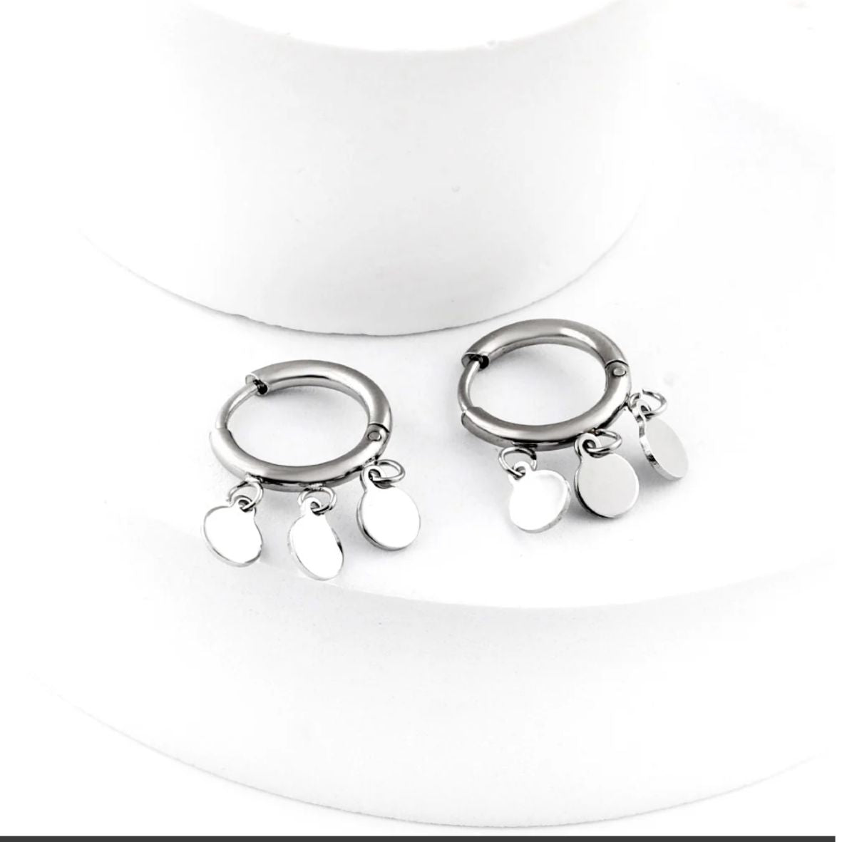 Stainless Steel / 18K Gold Plated Earrings