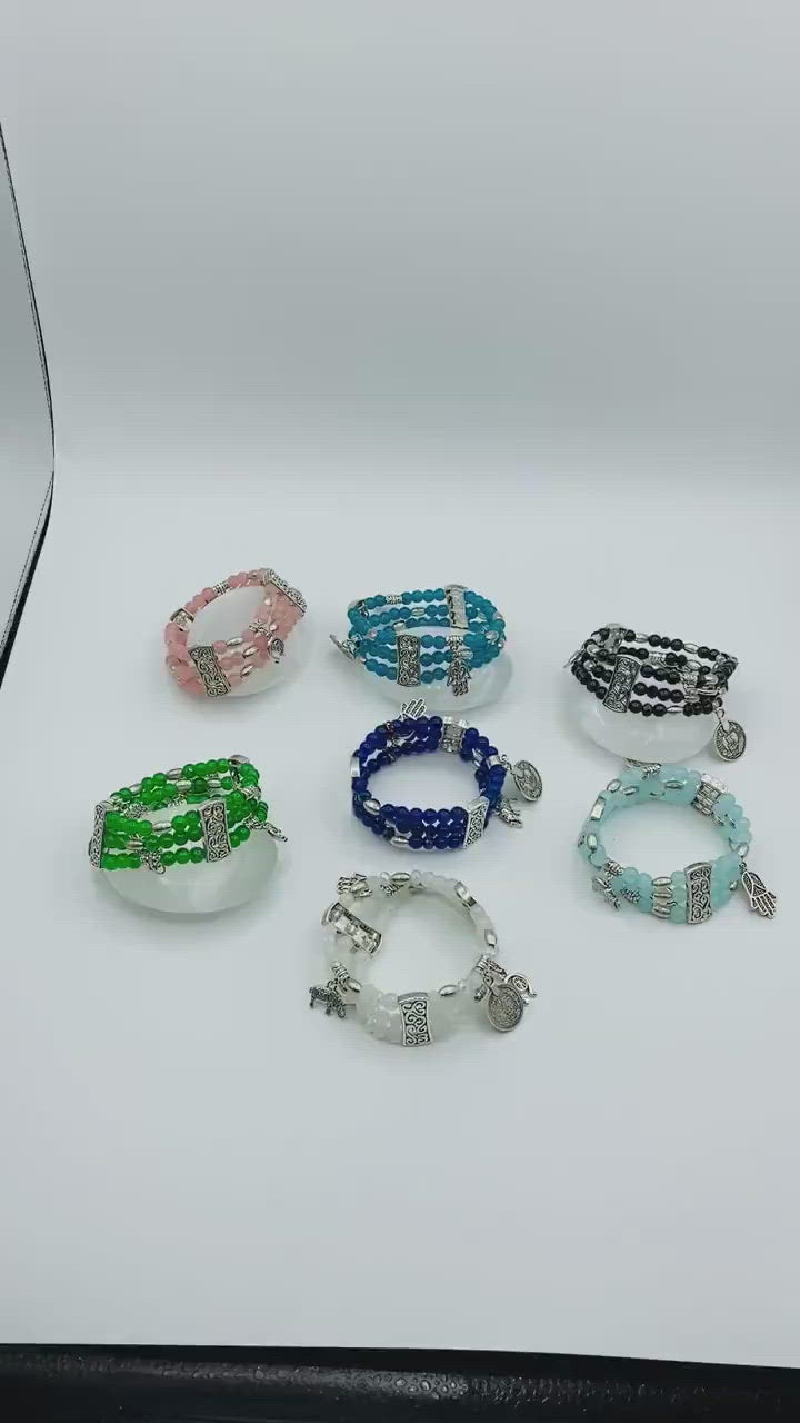 Lucky Charms Stretch Beaded Bracelet