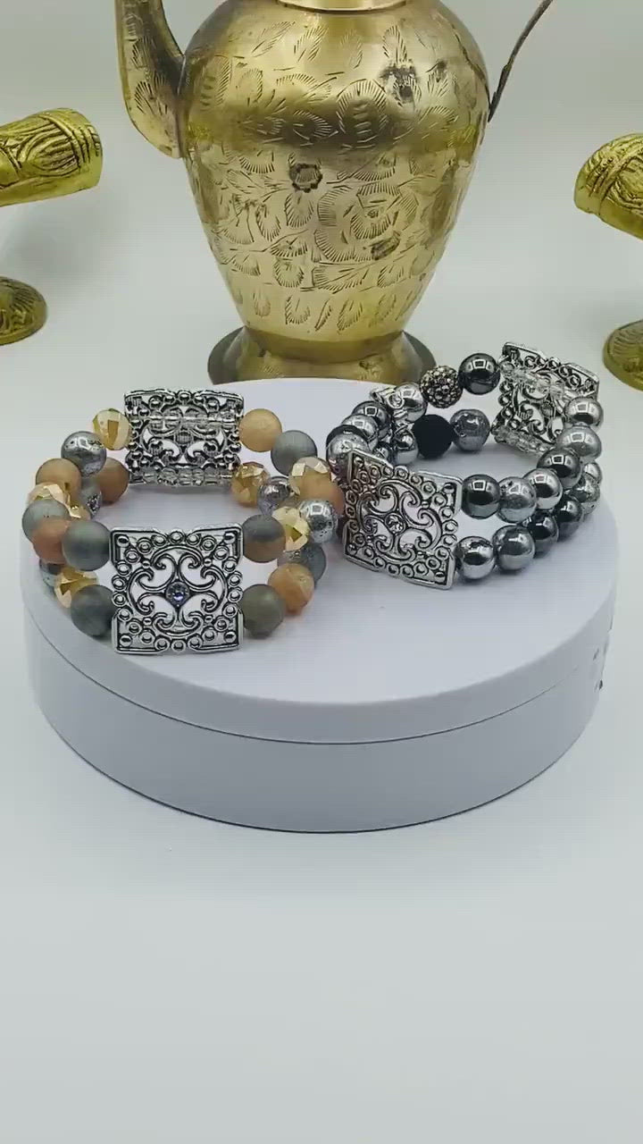 Shiba Stretch Beaded Bracelet